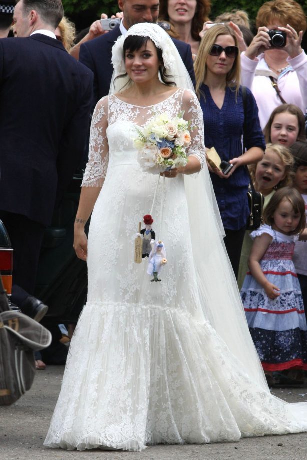 Lily Allen On Her Wedding Day, June 2011