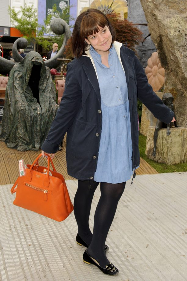 Lily Cooper Looking Laidback At The Chelsea Flower Show, May 2013