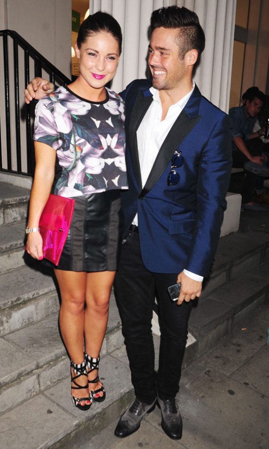 Louise Thompson And Spencer Matthews At Taylor Morris' Eyewear Launch In London, 2013