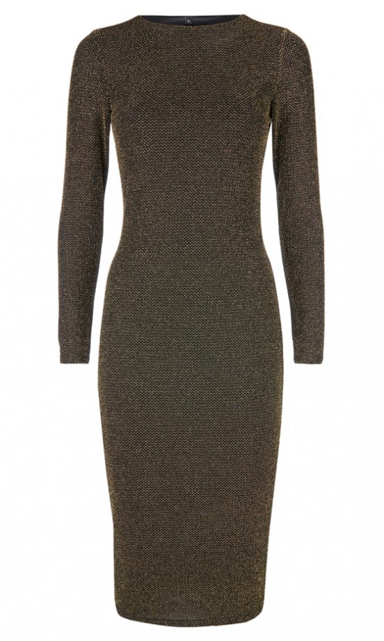 Matalan Lurex Midi Black, £20