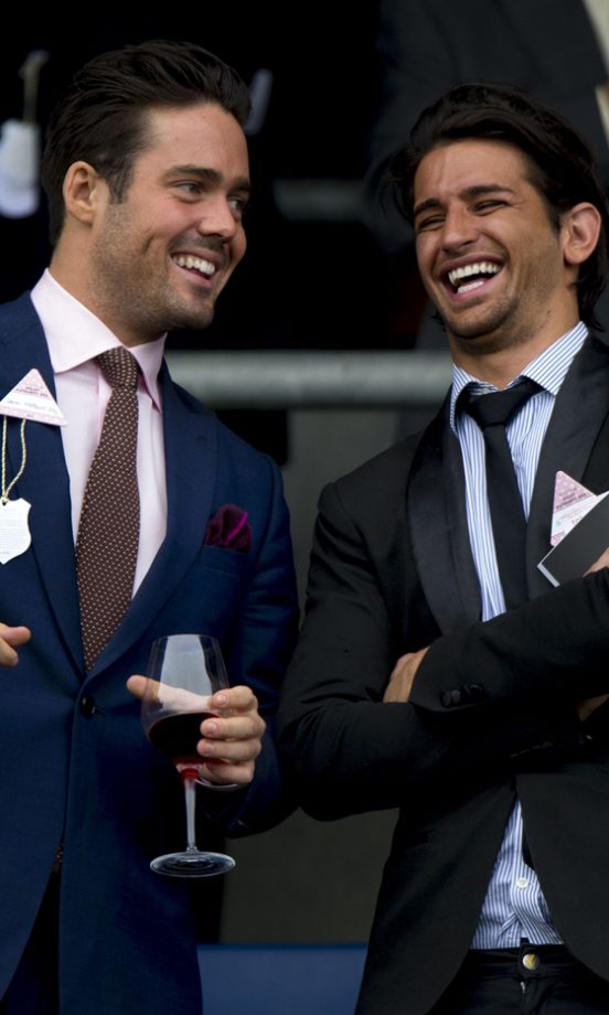 Spencer Matthews And Ollie Locke At Ascot Races, 2013