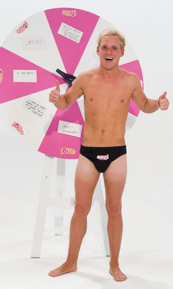 Jamie Laing Gets His Kit Off For Omg TV, 2013