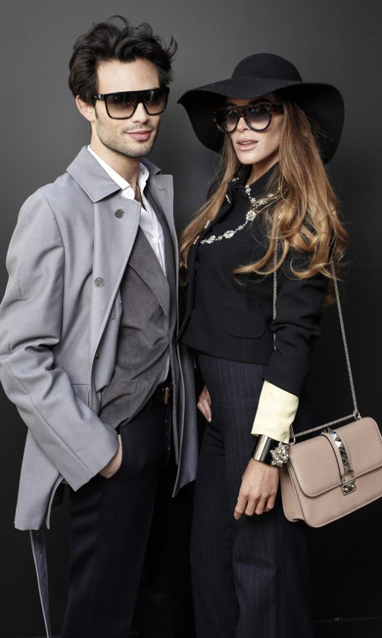 Mark Francis And Victoria Baker-Harber At London Fashion Week, 2013