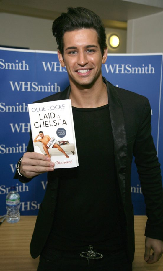 Ollie Locke Promotes His Autobiography 'Laid In Chelsea' In Southampton WH Smith, 2013