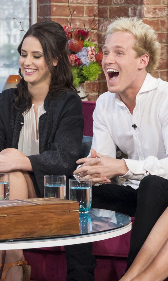 Lucy Watson And Jamie Laing On This Morning, 2013