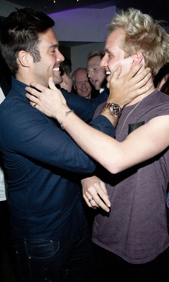 Spencer Matthews And Jamie Laing Share The Love At A VIP Party In Dublin, 2013