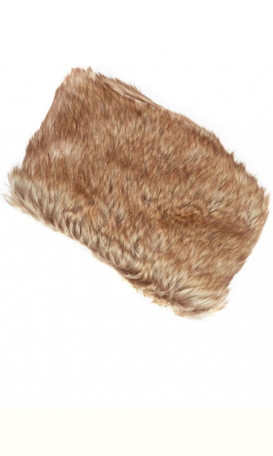 Matalan Fur Hat Brown, £6