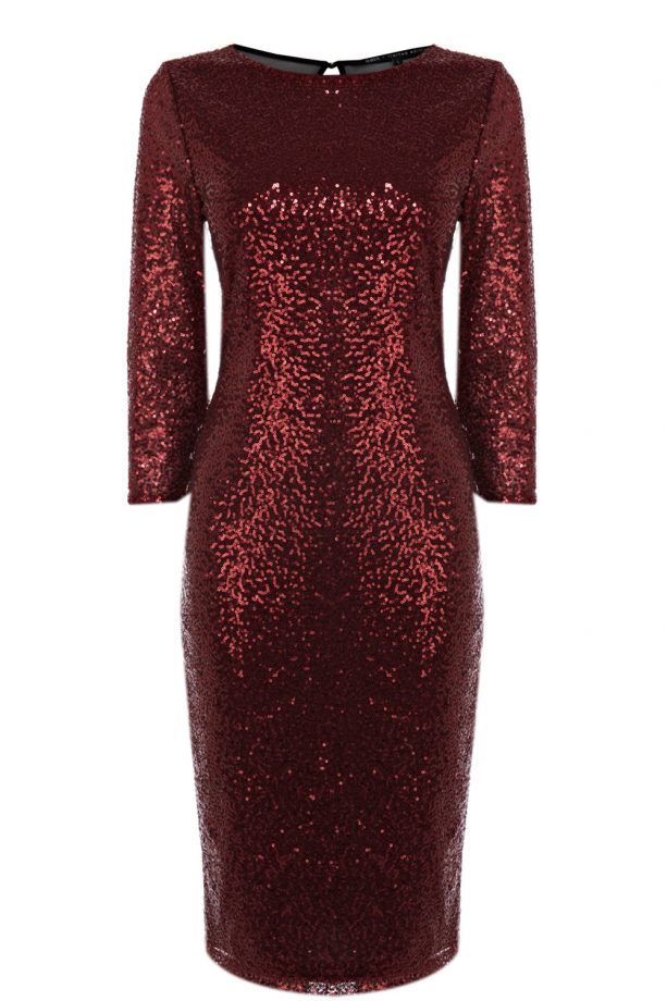 Oasis Sequin Bodycon Dress, £68