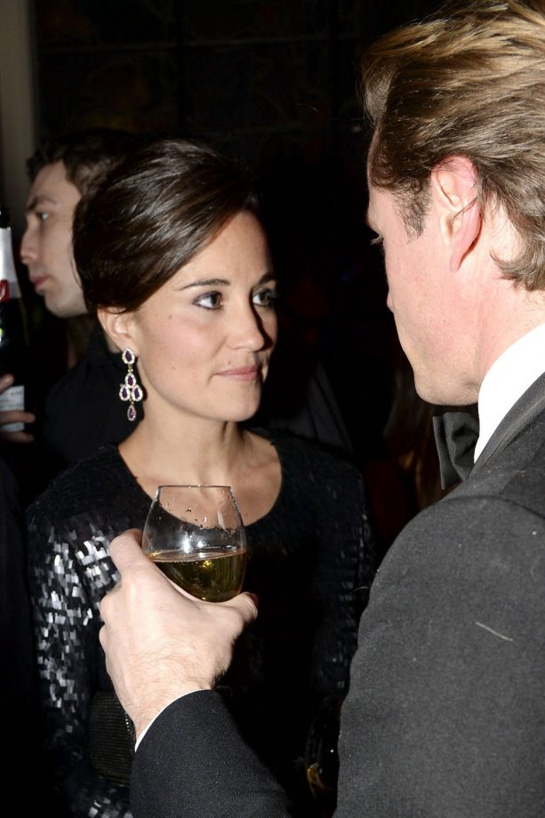 Pippa Middleton Works The Room At The Sugarplum Ball In London, 2013