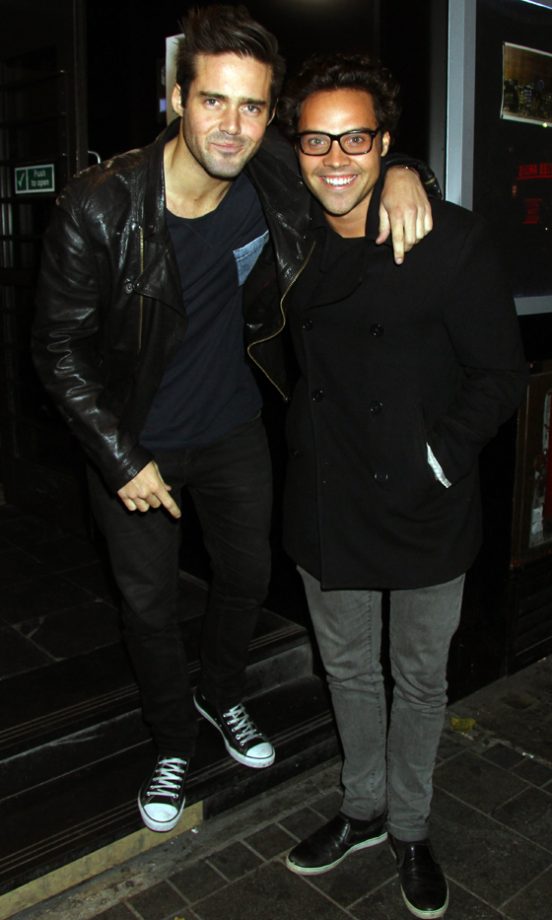 Spencer Matthews Cosies Up To Arch Nemesis Andy Jordan At 'Filth' Film Premiere In London, 2013