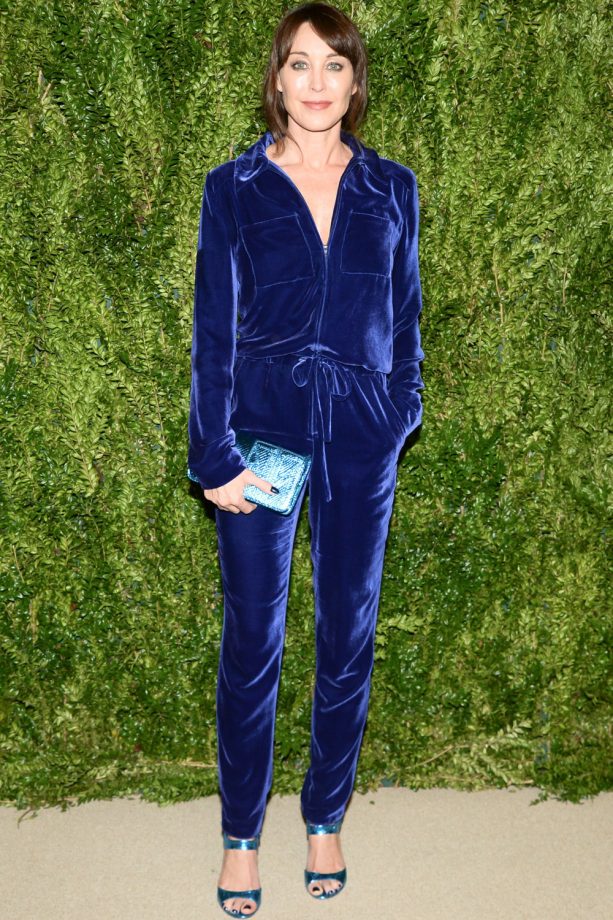Tamara Mellon In Head-To-Toe Velvet At The CFDA Fashion Fund Awards, 2013