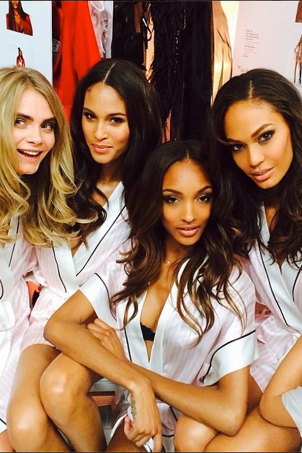 Victoria's Secret's Most Famous Faces Wearing Their Iconic Robes