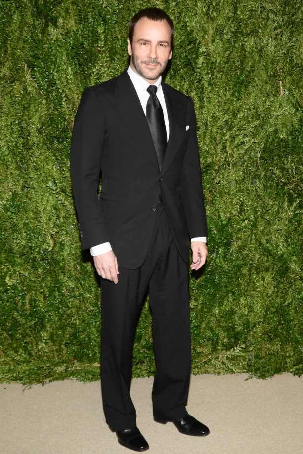 Tom Ford Looking Smart In Monochrome At The CFDA Fashion Fund Awards, 2013