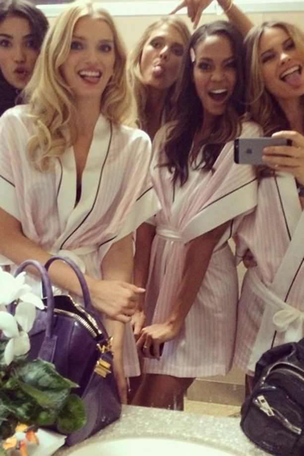 The Victoria's Secret Models Show Off Their 'Miley Cyrus'
