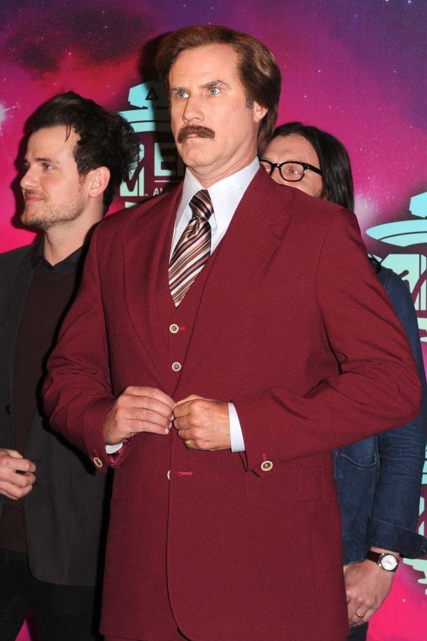 Will Ferrell Turns Ron Burgundy At The 20th MTV Europe Music Awards In Amsterdam, 2013