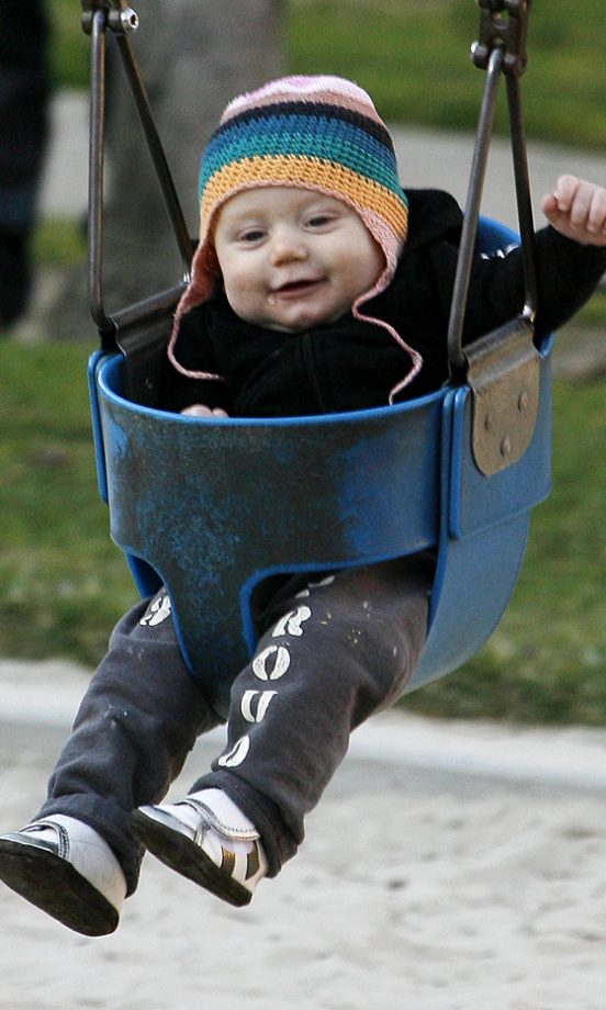 Zuma Rossdale: Gwen Stefani's And Gavin Rossdale's Son Has The Chubbiest Cheeks EVER, 2013