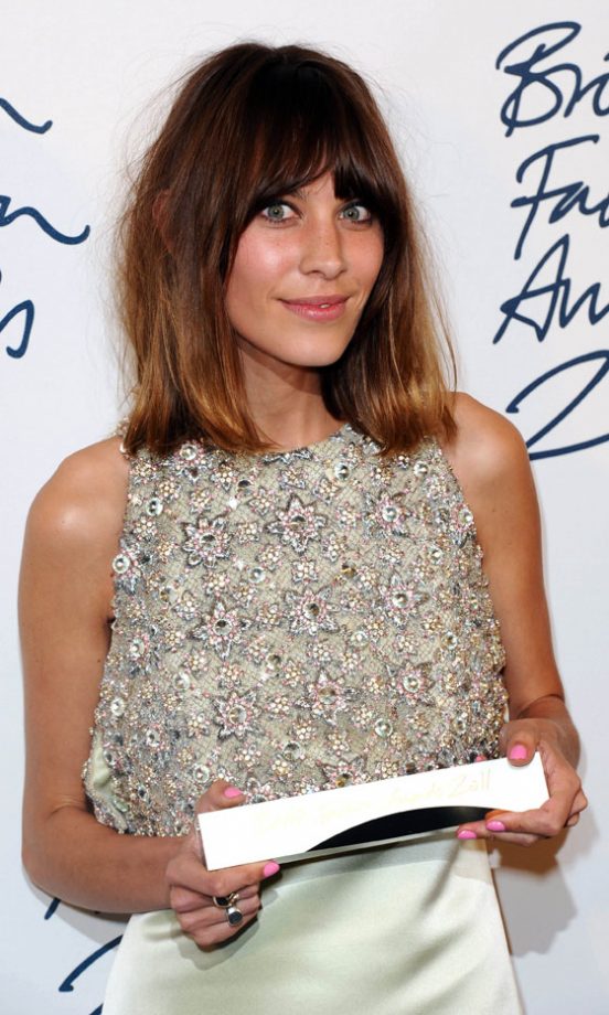 Alexa Chung Looks Gorgeous At The British Fashion Awards, November 2011