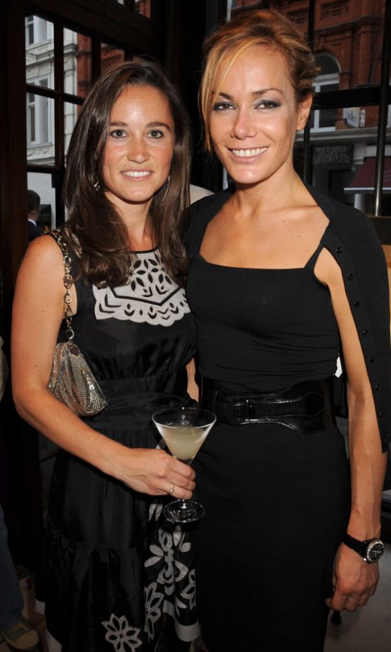 Pippa Middleton Parties With Tara Palmer-Tomkinson At The Sashenka Book Launch In London, July 2008