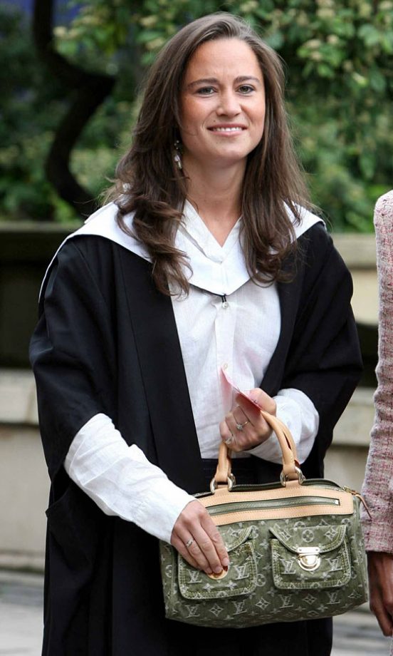 Pippa Middleton Carried A Louis Vuitton Bag On Her Graduation Day At Edinburgh University, June 2007