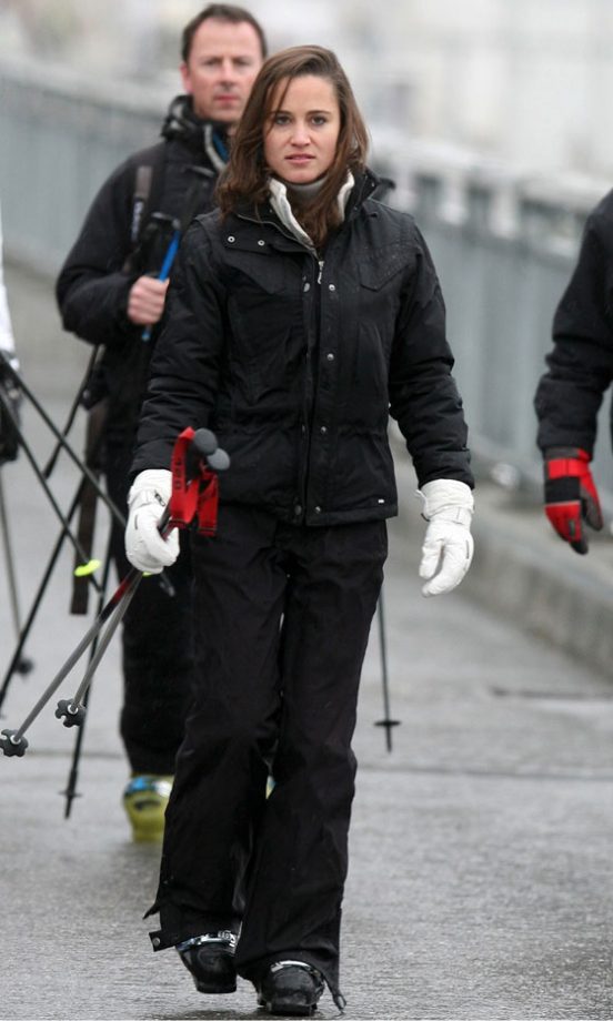 Pippa Middleton Went Skiing In Switzerland With Prince William And Kate Middleton, March 2008