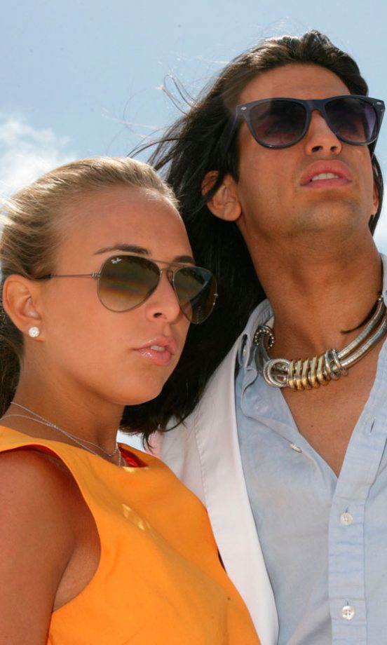 Chloe Green And Ollie Locke At The British Beach Polo Championships, 2011