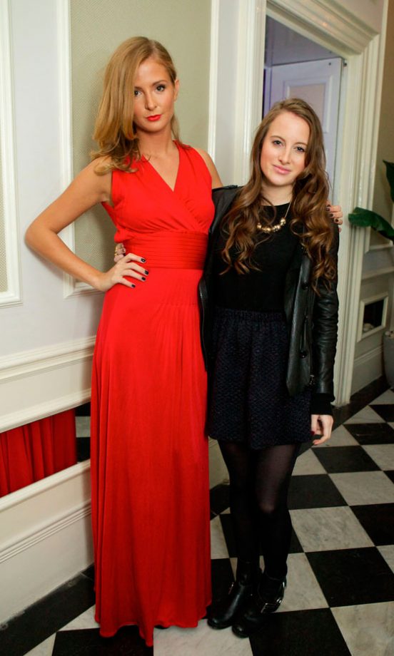 Millie Mackintosh And Rosie Fortescue At The Beulah Blue Heart Campaign Launch, 2012