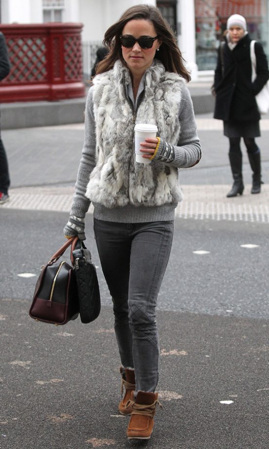 We Totally Loved Pippa Middleton's Causal Look, Especially Her Boots, 2011
