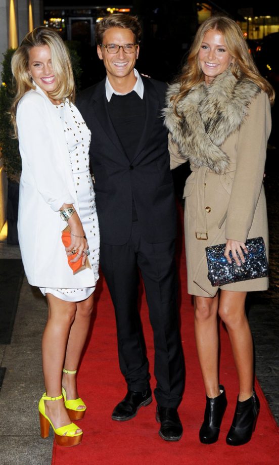 Made In Chelsea's Caggie Dunlop, Oliver Proudlock and Millie Mackintosh At The Inspiration Women Of The Year Awards, 2012