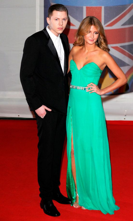 Millie Mackintosh And Professor Green At The Brit Awards, 2012