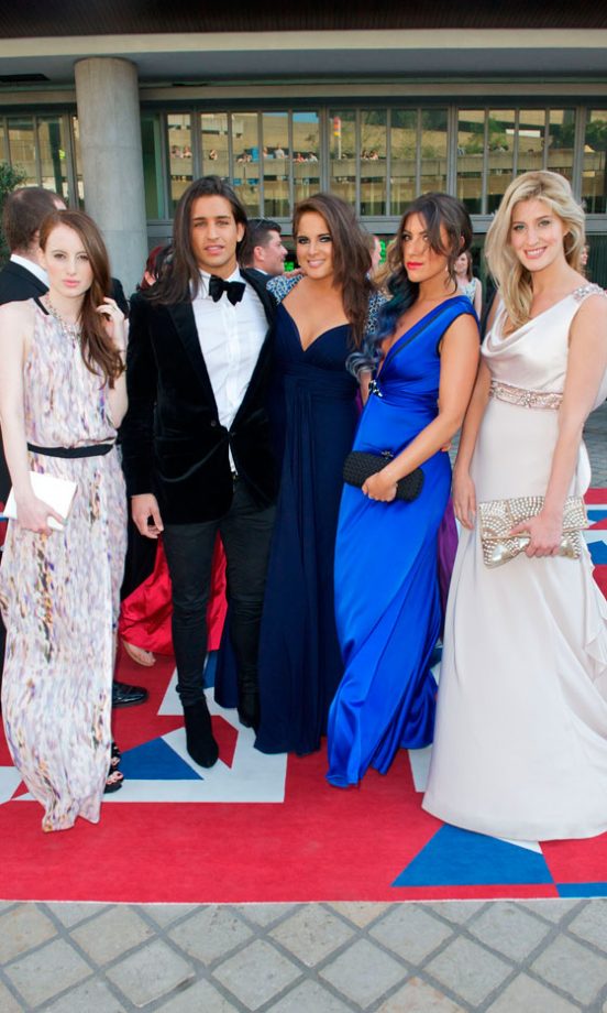 Ollie Locke, Binky Felstead, Gabriella Ellis and Cheska Hull At The TV BAFTA Awards, 2012