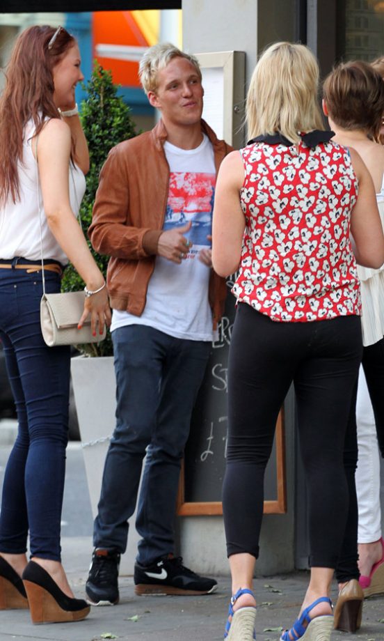 Made In Chelsea's Jamie Laing Filming For Made In Chelsea, 2012