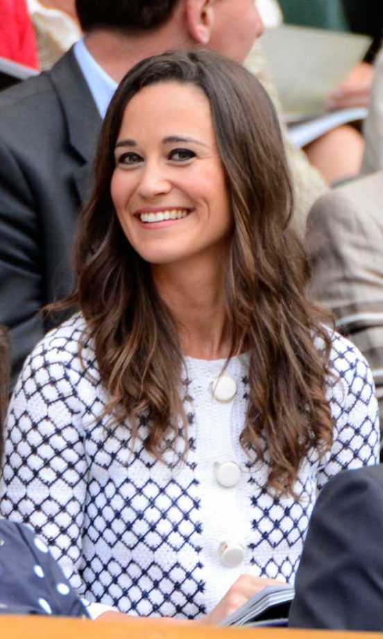 Pippa Middleton Flashes A Gorgeous Smile While At Wimbledon, 2012