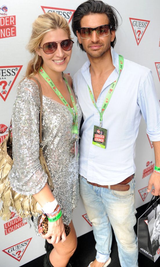 Made In Chelsea's Cheska Hull And Ollie Locke At V Festival, 2012