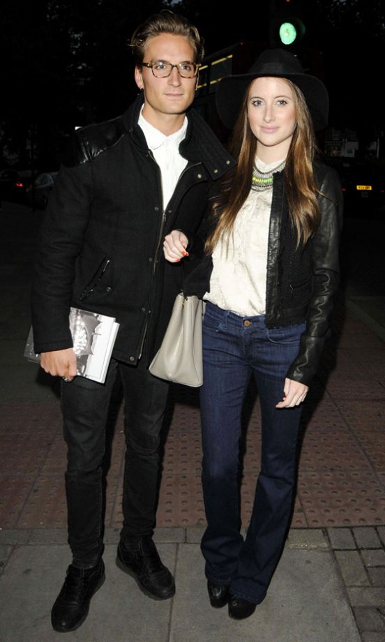 Made In Chelsea's Oliver Proudlock And Rosie Fortescue At The Anesis Spa Party, 2012