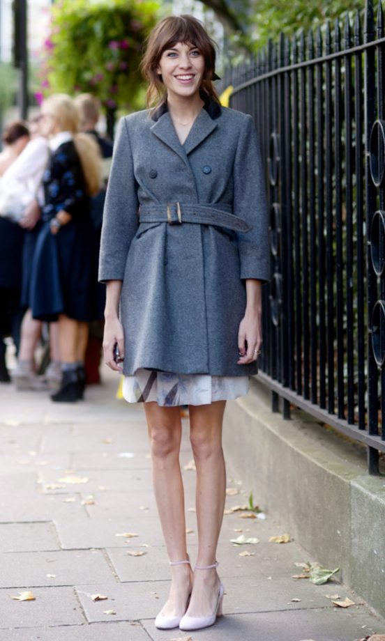 Alexa Chung At London Fashion Week SS13, September 2012