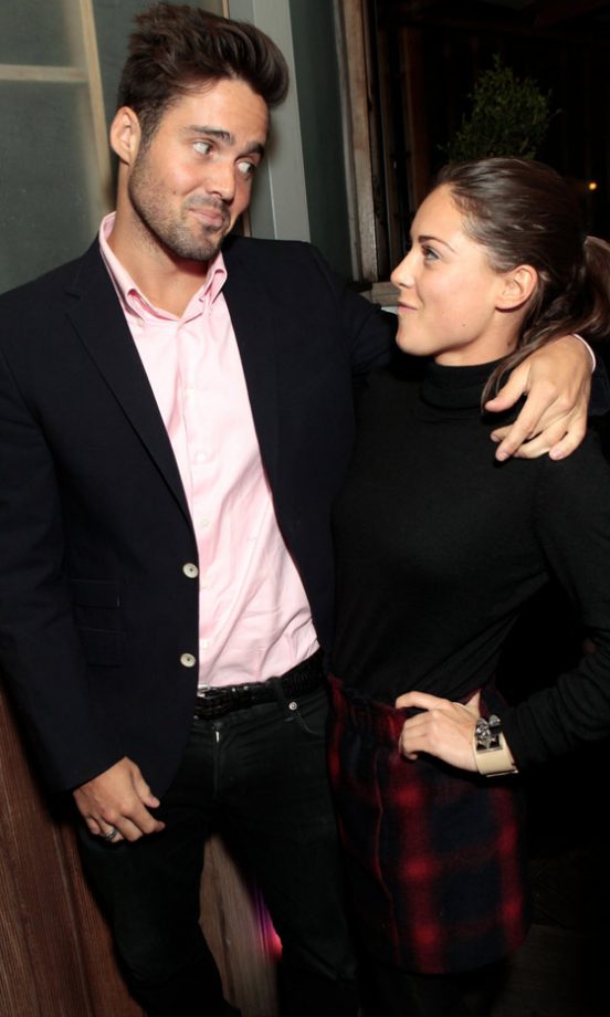 Made In Chelsea's Spencer Matthews And Louise Thompson At The Millie Mackintosh For Noveau Lashes Party, 2012