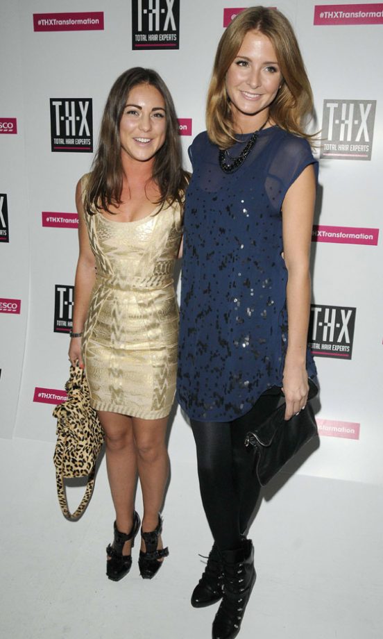 Made In Chelsea's Millie Mackintosh And Louise Thompson At The Total Hair Experts Product Launch, 2012