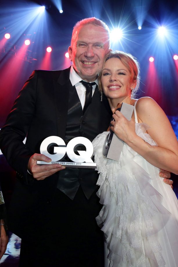 Jena Paul Gauttier And Kylie Embrace On Stage