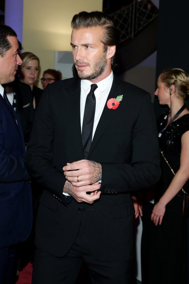 David Beckham Enters The Komish Oper In The Heart Of Berlin
