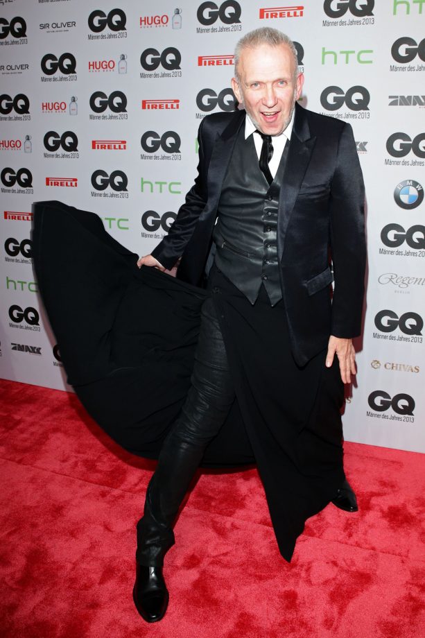 Jean Paul Gauttier Dons An All Black Outfit For The Evening