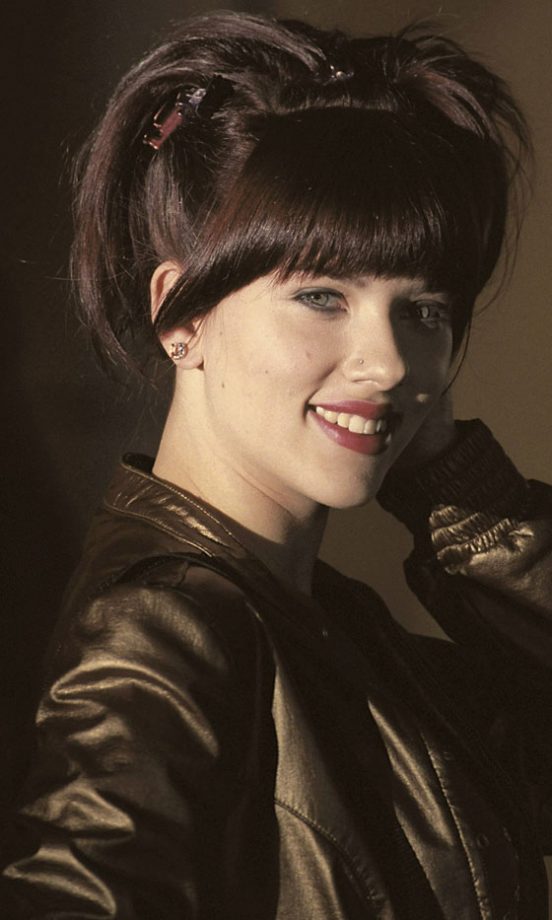 Scarlett Johansson Sporting A Dark Hairstyle At 'The Perfect Score' Film Premiere, 2004