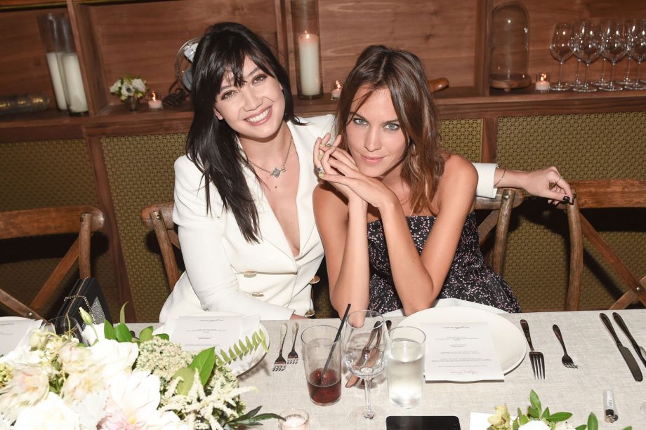 Daisy Lowe and Alexa Chung, 2015