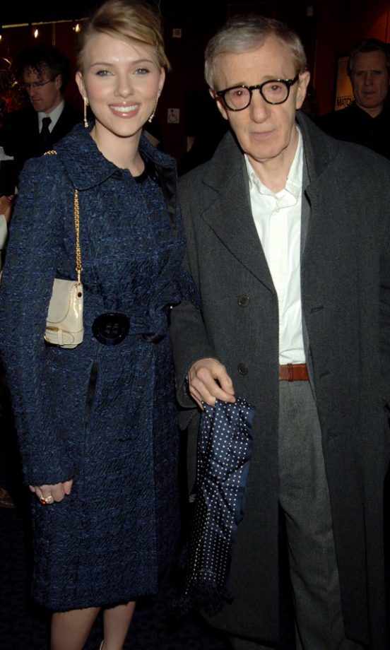 Scarlett Johansson And Woody Allen At 'The Match Point ' Film Premiere, London, 2005