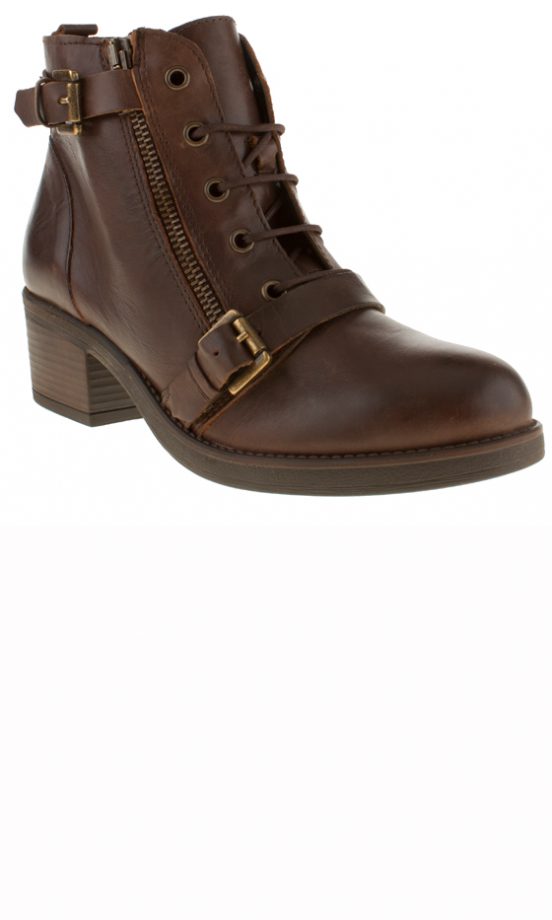Schuh AW13 Collection: Chocolate Ankle Buckled Boots, £85