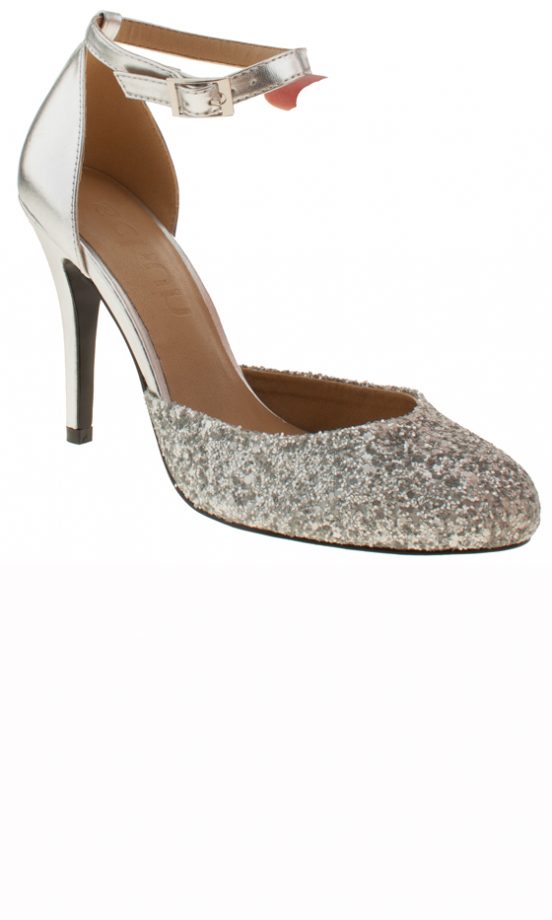 Schuh AW13 Collection: Silver Cherub Heels