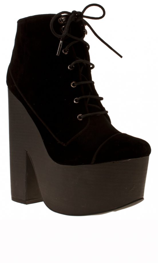 Schuh AW13 Collection: Black Hubba Hubba Boots, £75