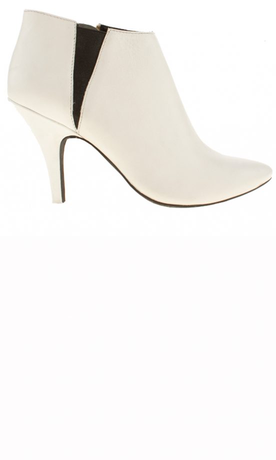 Schuh AW13 Collection: White Kim Ankle Boots