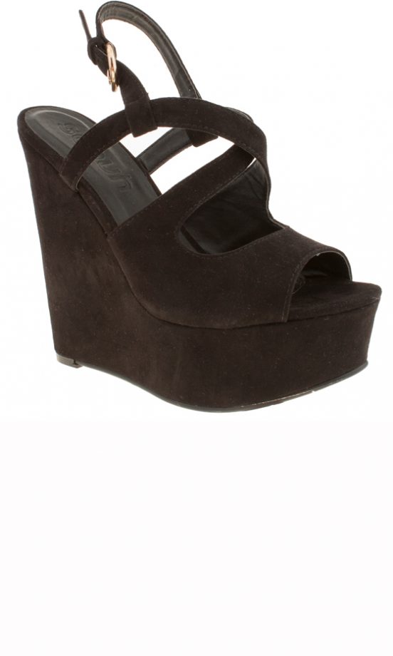 Schuh AW13 Collection: Black Love Struck Wedges