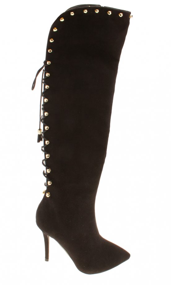 Schuh AW13 Collection: Black Narnia Studded Boots, £80