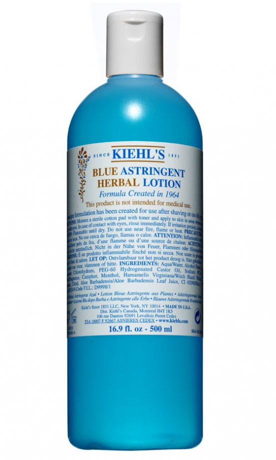 Kiehls Blue Astringent Lotion, £16.50